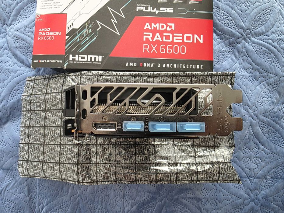 Placa video Sapphire Radeon RX 6600 PULSE, 8GB GDDR6, 128-bit