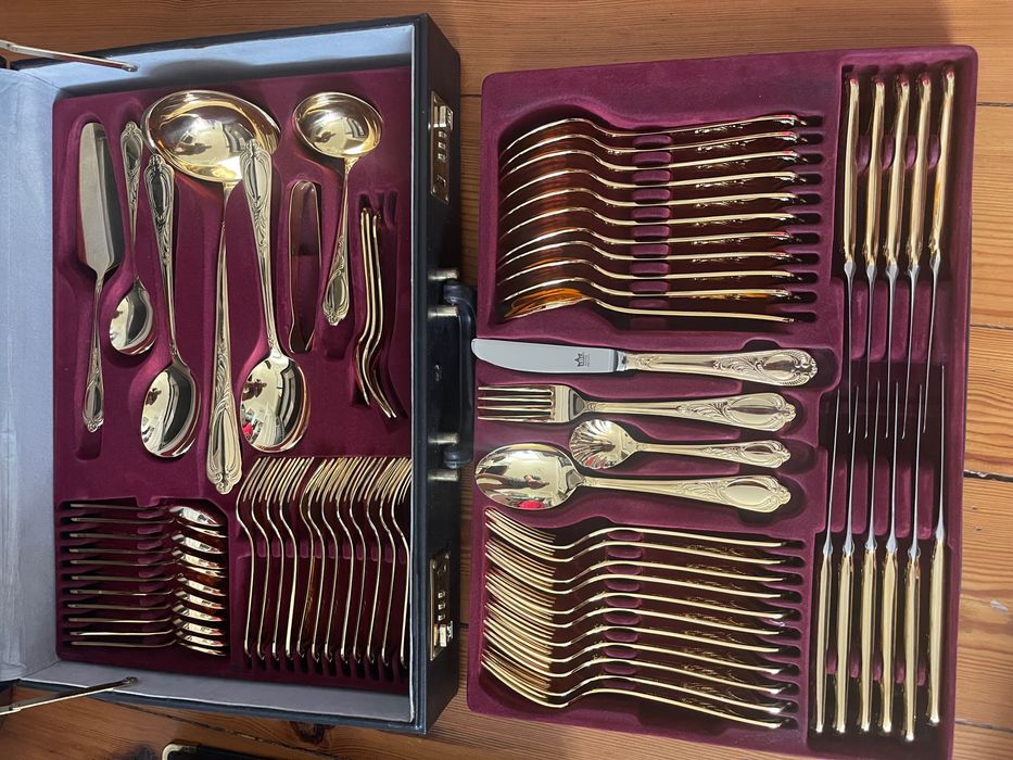 Позлатени прибори Nivela Solingen