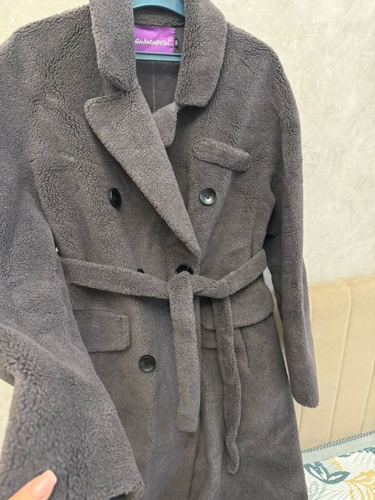 Стильная шуба тедди