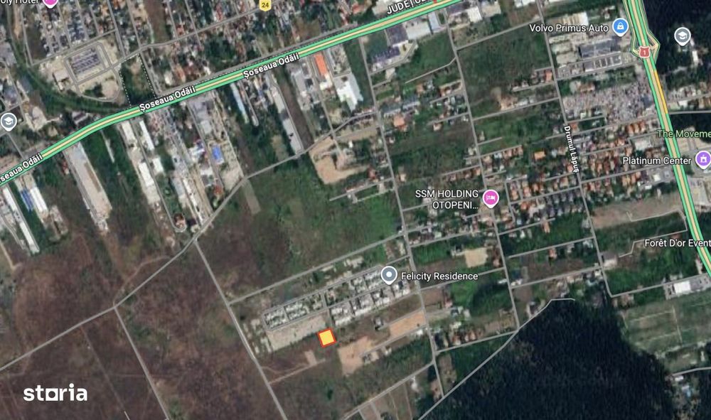 Teren intravilan cu drum de acces si utilitati in apropiere | Baneasa