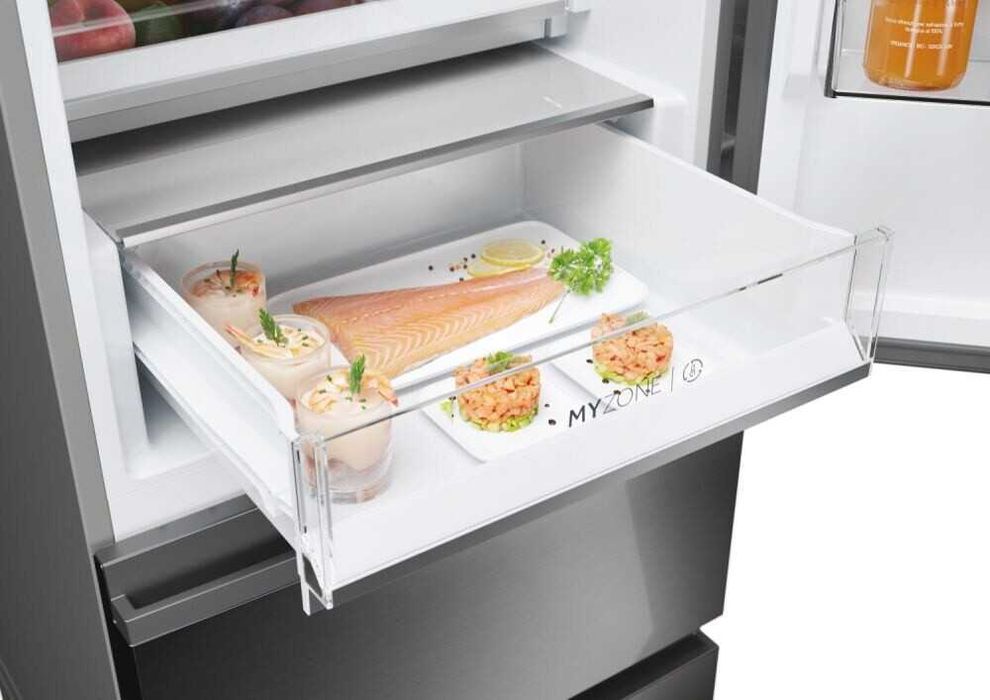 Хладилник с фризер HAIER HTW5620CNMP 205см.