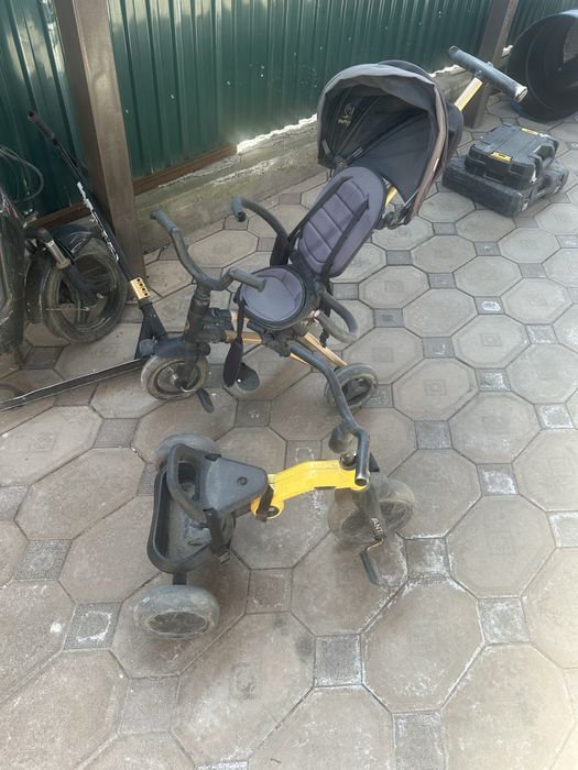 Велосипед и велоколяска