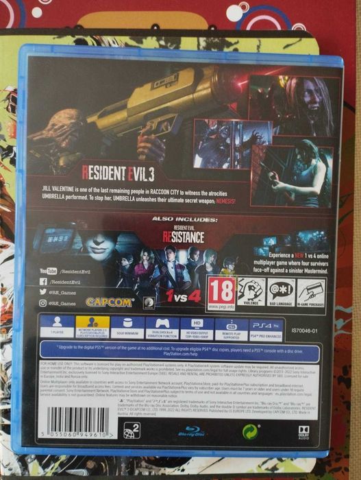 Resident Evil 3 Remake (PS4)