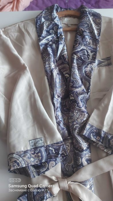 Мъжки сатенен халат