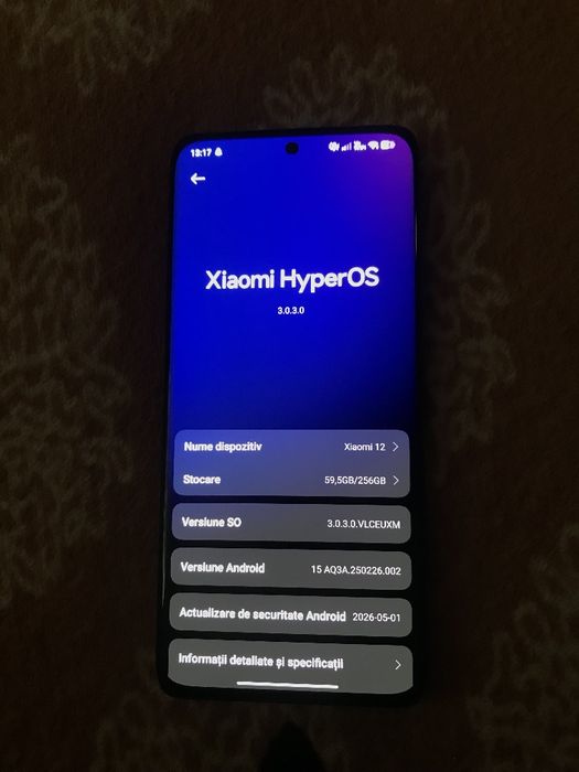 Schimb Xiaomi 12