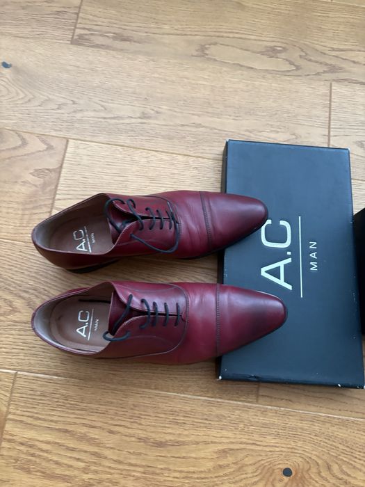 Pantofi barbati burgund AC