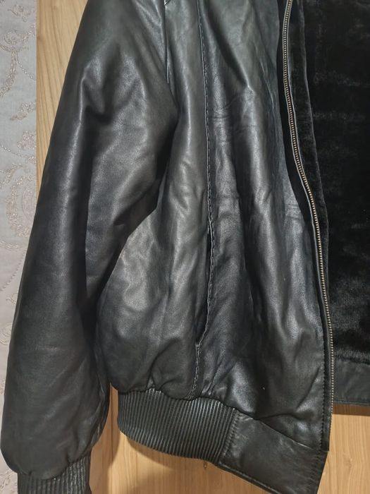 Куртка зимнии кожа