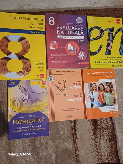 Cărții clasa 7 și 8,mate,română