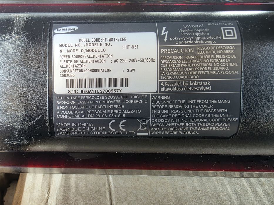 Vand Soundbar Samsung si subwoofer Samsung