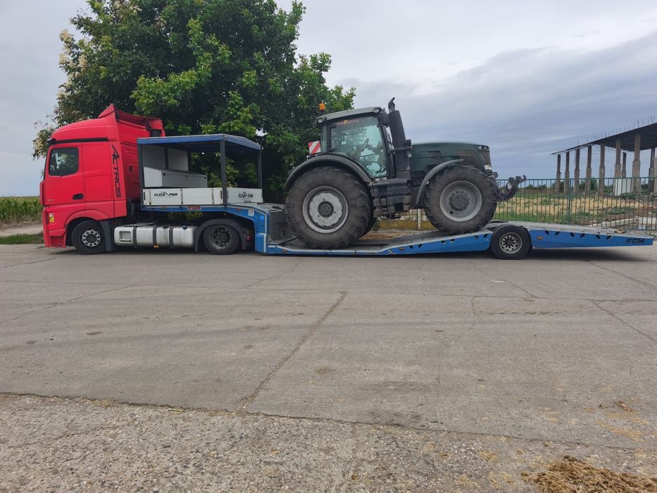 Inchiriem trailer pentru transport cap tractor si utilaje