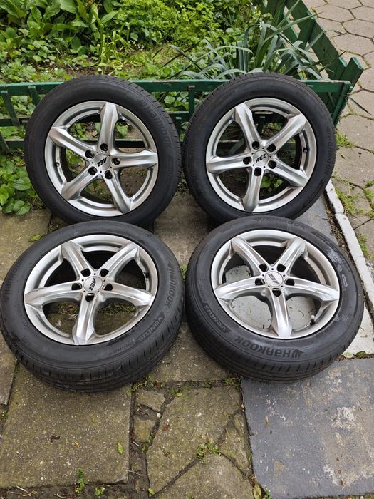 Джанти 16ки 5х112 с летни гуми Hankook 205/55/16