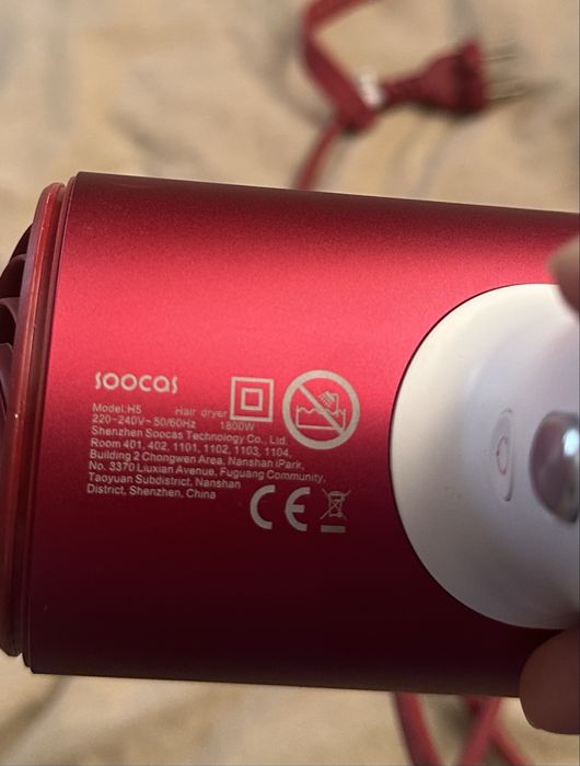 Фен soocas h5 с диффузором