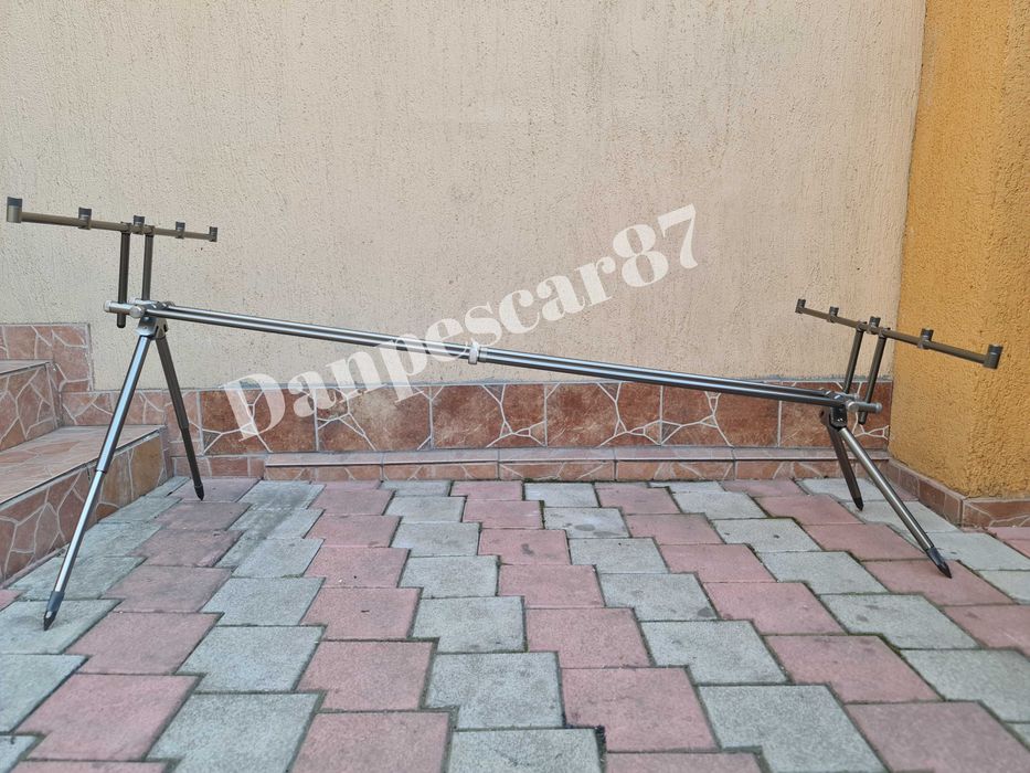 Rod pod (Quad Pod) Full metal silver cu 3 SAU 4  posturi model FL145