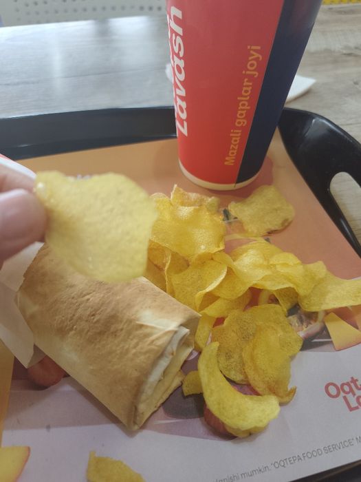 Chips fast food va oziq ovqatlar uchun (lavash)