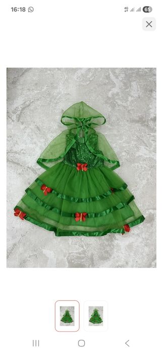 Карнавальные костюм Елочка