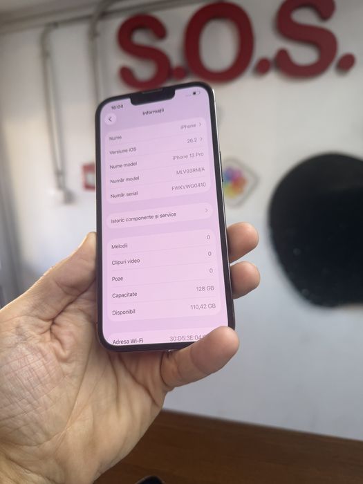 Vand Iphone 13 Pro 128Gb Space Black