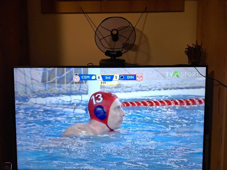 camping Antentă Tv digitală Well DVB-T/DVB-T2/DAB + VHF UHF FM analog