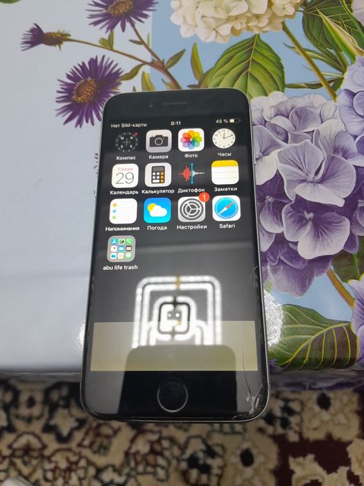 Продается iPhone 6 (16 ГБ) — Отпечаток работает, батарея 100%