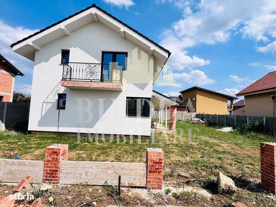 Casa individuala P+M Giarmata 584 mp 22 front, interior la alb