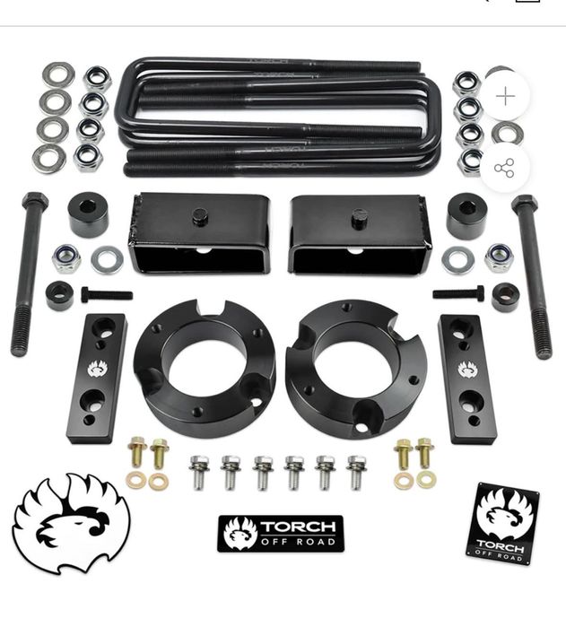 2.5 см Подложки за окачване на Тойота Такома 05-23 година
