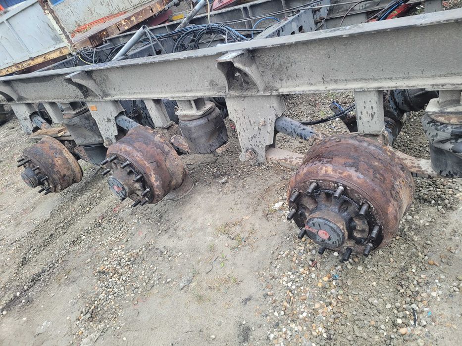 Sasiu complet semiremorca frigorifica schmitz cu axe saf pe tambur