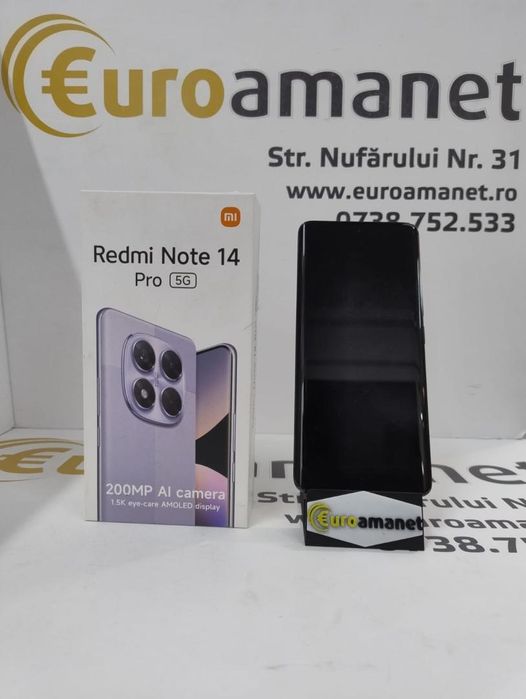 Telefon mobil Xiaomi Redmi Note 14 Pro, 8GB RAM, 256GB, 5G, -N-