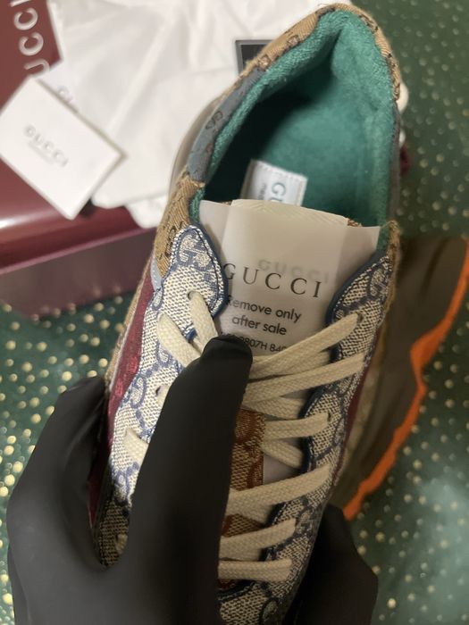 Gucci Rhyton Beige Brick Red