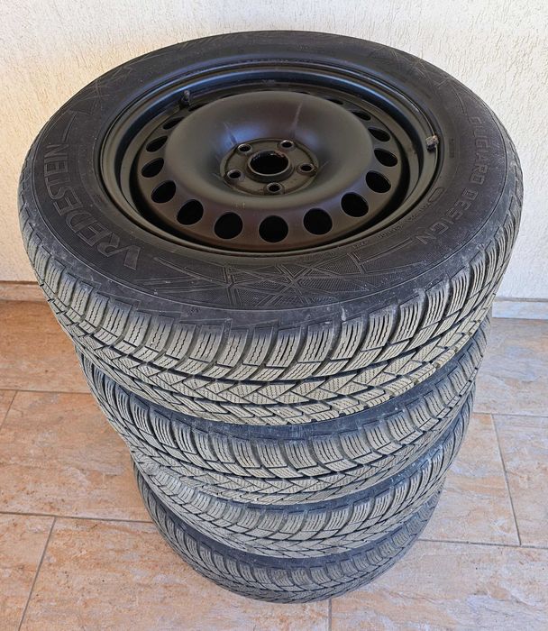 Set roti iarna VW SKODA anvelope VREDESTEIN 215 65 R17 profil 7mmDOT21