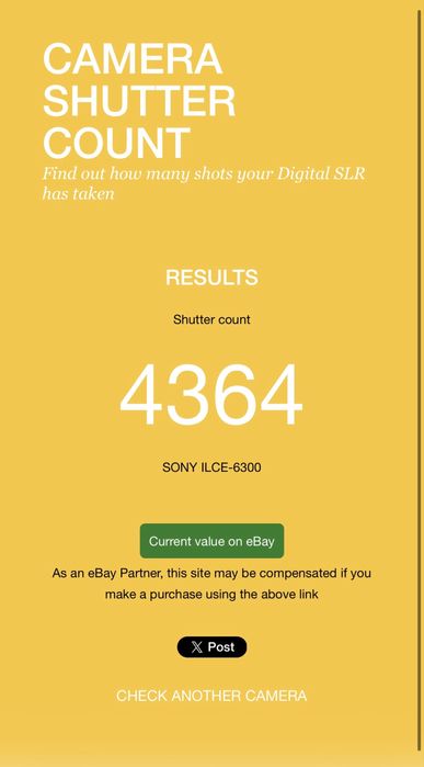 Камера sony a6300