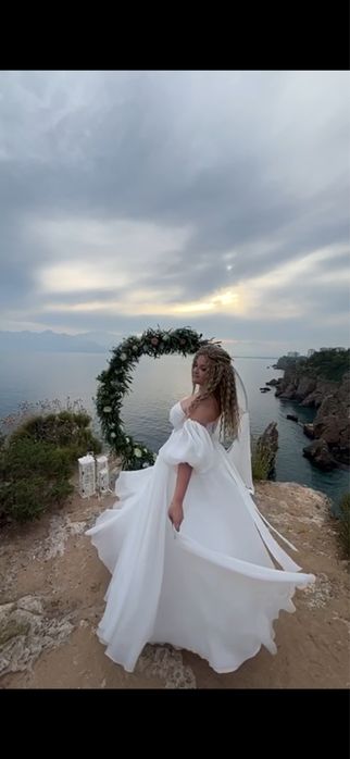 Свадебное платье с фонариками