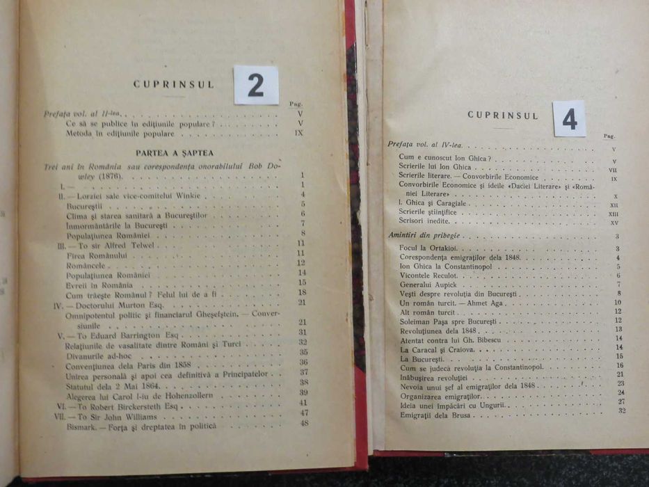 Scrieri  Ion Ghica  vol. l+ll=lll 1914  vol.IV 1915