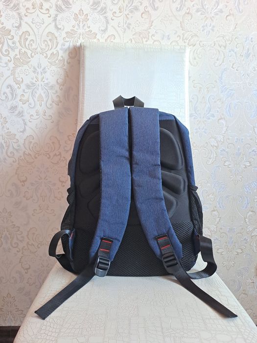 Рюкзак школьный синий