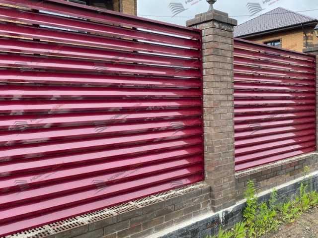 Забор жалюзи еврозабор