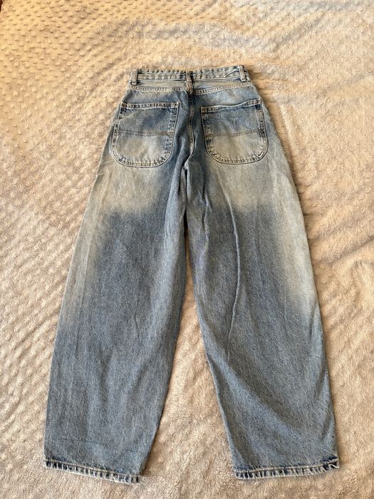 Широки дънки с джобове и балон дънки