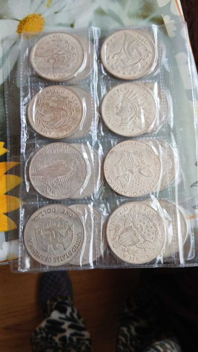 Монети  1 долар (1795-1929) година