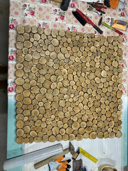 Пано из можжевельника 100 см/100 см