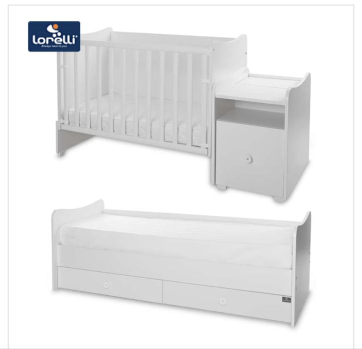 Бебешко трансформиращо легло люлка + матрак