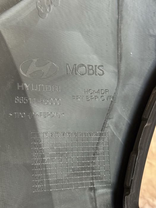 Новый оригинальный бампер Hyundai Accent