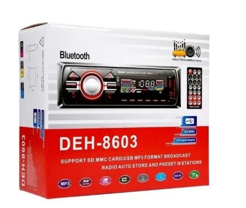 Radio MP 3 auto DEH-8603 BT FM USB SD card AUX