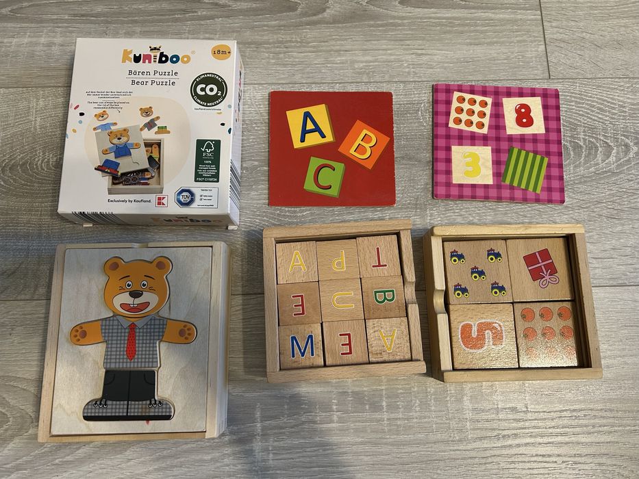 Дървени играчки и пъзели