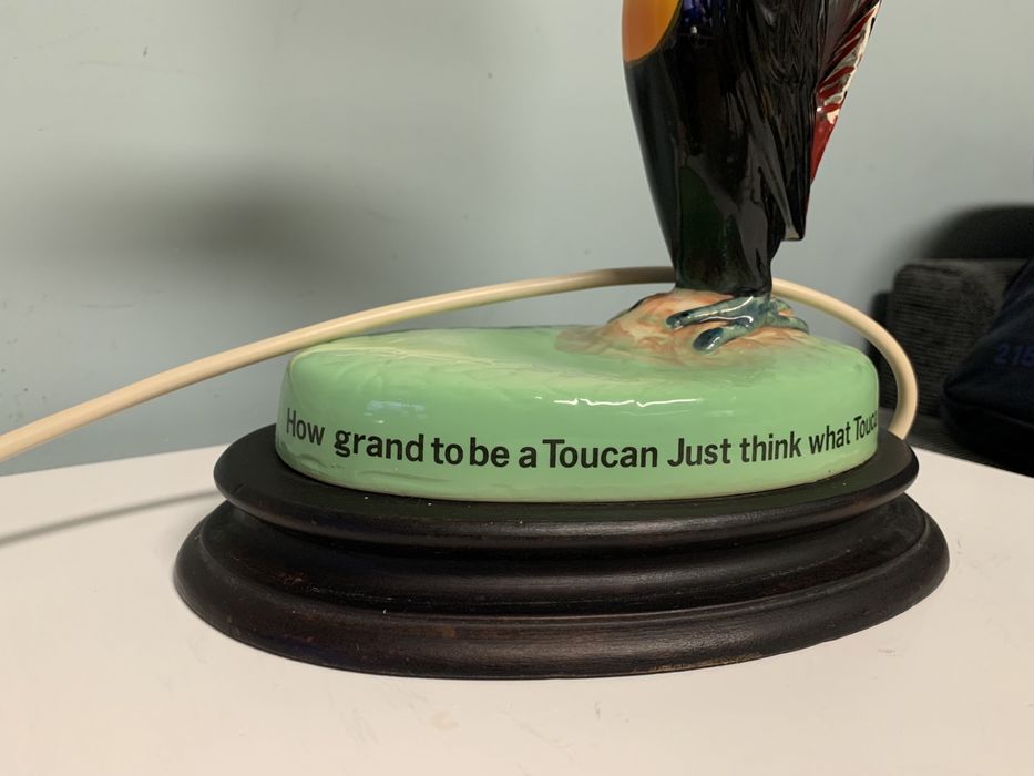 Тукан рекламна лампа на Guinness / 90-те