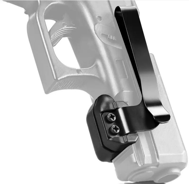 Стоманена скоба за Глок за колан унивесална монтаж на релса за прибори