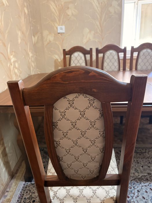 Стол со стульями 150000 тг