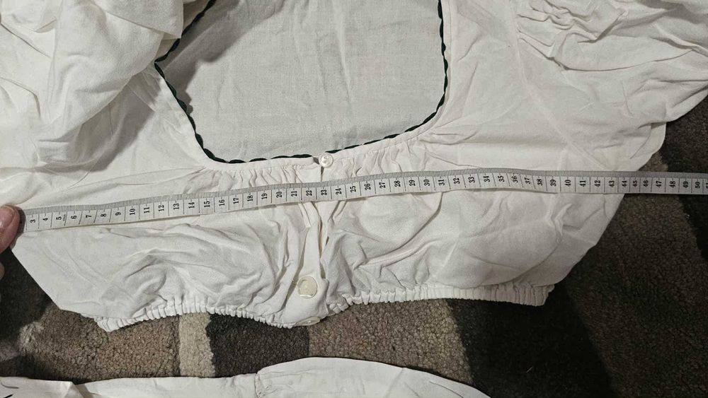 Set 3 camași albe pentru port nemțesc/costum german XS-S