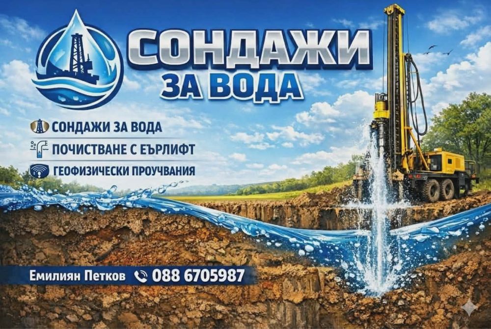 Сондажи за ВОДА!