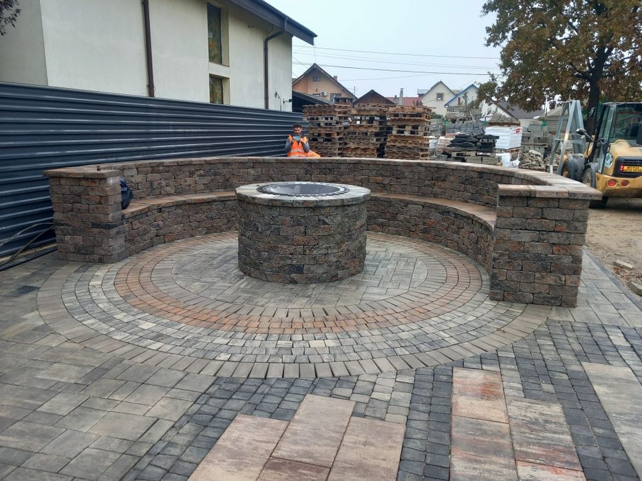 Montaj pavaj  borduri rigole etc