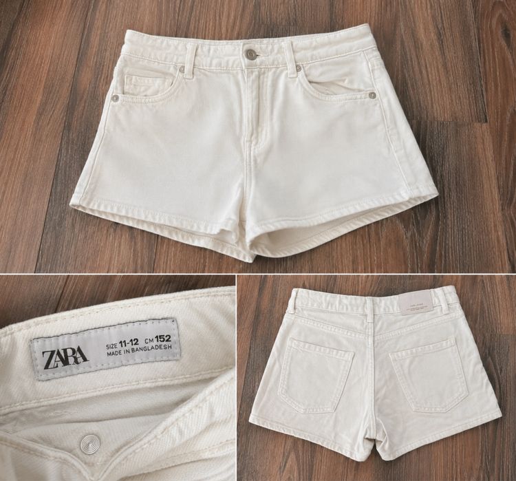 Оригинални къси дънкови панталони ZARA 11–12 г. (152 см)