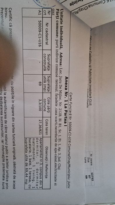 Apartament cu 3 camere