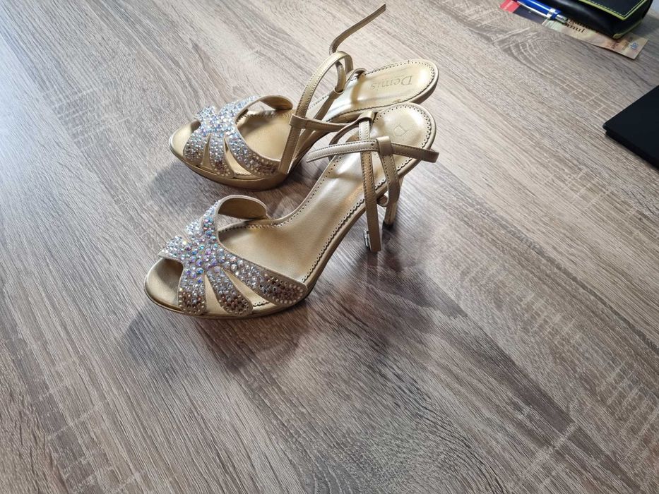 Sandale cu toc, Demis, marime 37