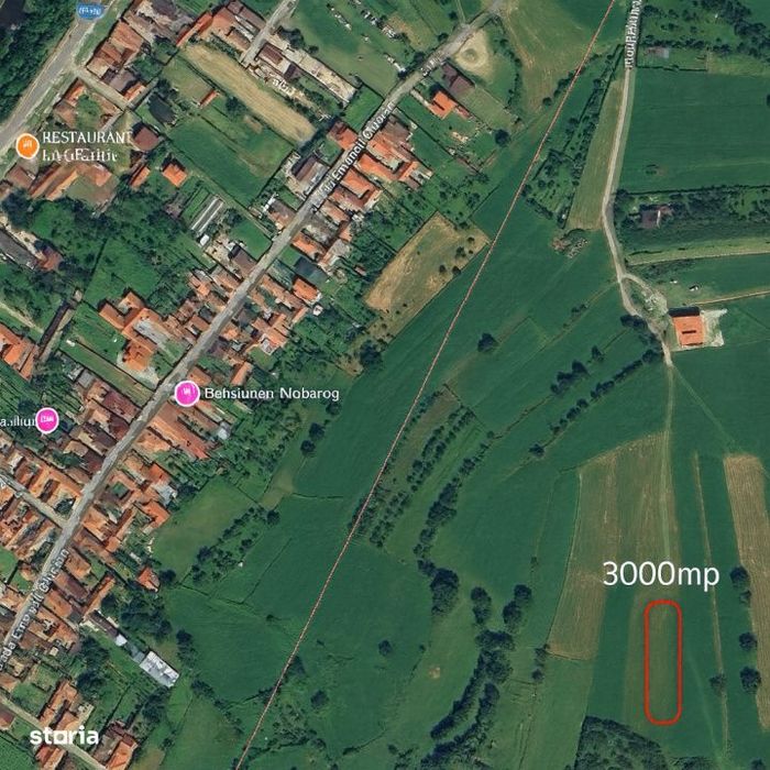 Teren extravilan cu priveliste minunata 3000mp in Rasinari